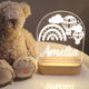 Personalised Night Light Rainbow Balloons
