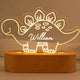 Personalised Night Light Dinosaur