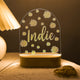 Personalised Night Light Flowers