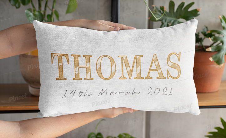 Personalised Name Cushion - 3