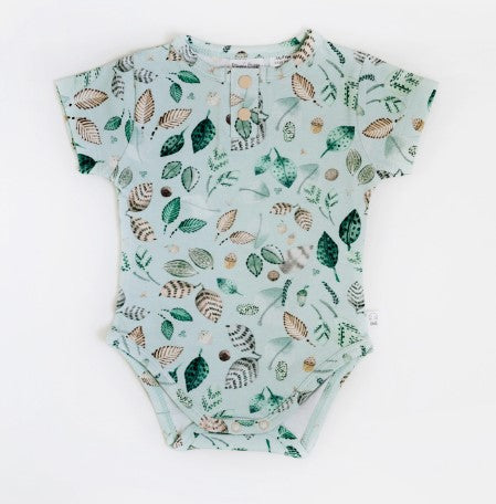 Snuggle Hunny Daintree Short Sleeve Organic Bodysuit - 2