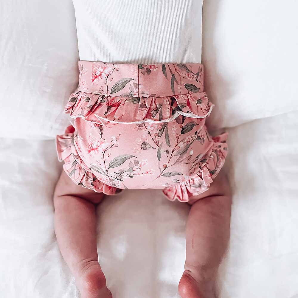 Snuggle Hunny Pink Wattle Organic Bloomers - 2