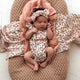 Snuggle Hunny Spring Floral Short Sleeve Organic Bodysuit