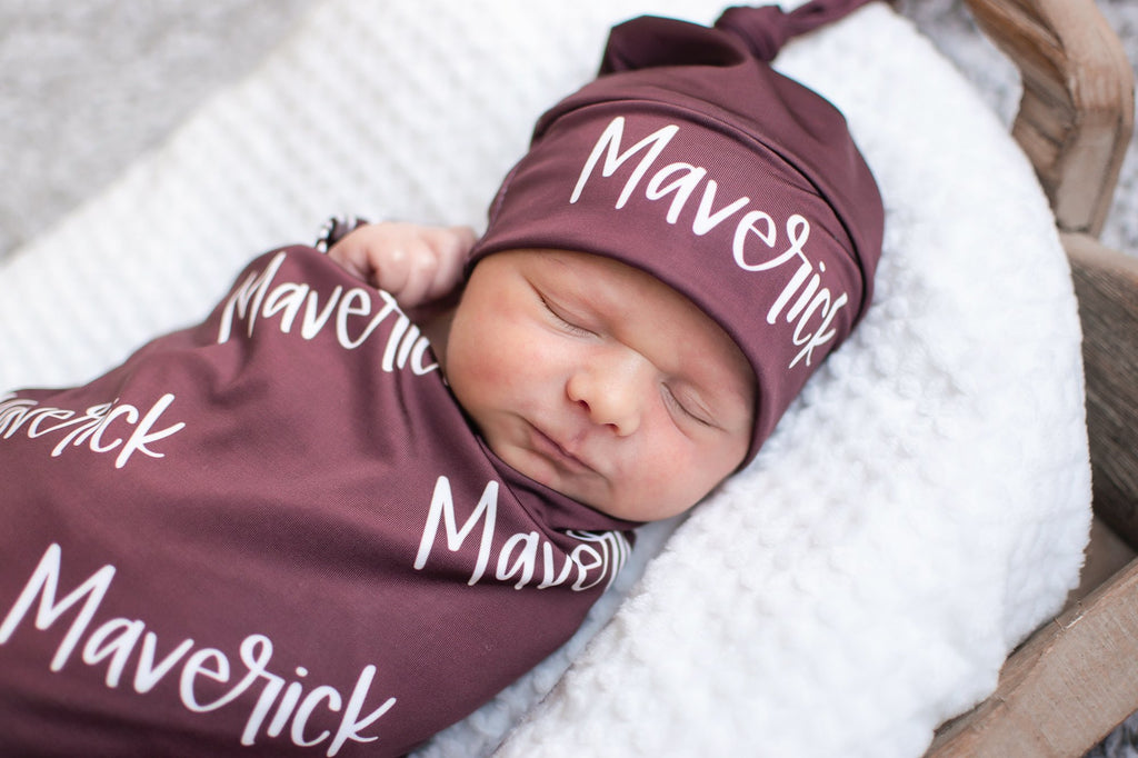 Sleeping with Personalised Swaddle